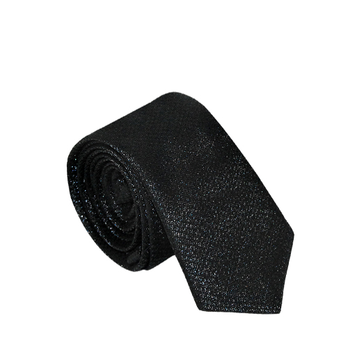 Mens black sparkle tie