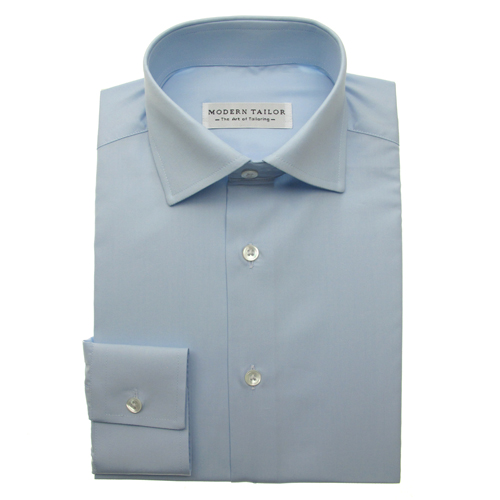 Modern Tailor 81116 Skyblue Plain dress shirts