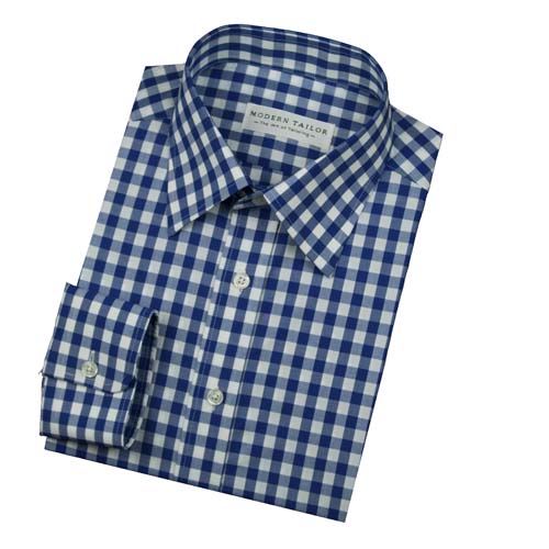 blue white dress shirt