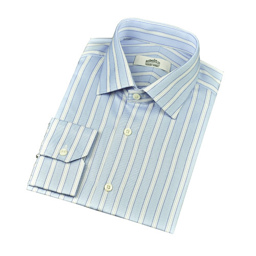 Modern Tailor | #82454-52 Skyblue and White Stripe dress shirts