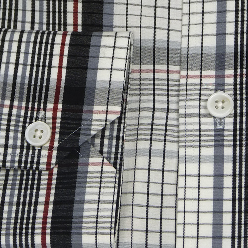 Modern Tailor | #R30 Black, red and white checks dress shirts