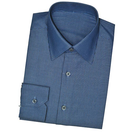Modern Tailor | #O922 Blue and Grey Stripes dress shirts